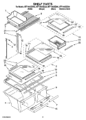Part Location Diagram of 2254352A Whirlpool Ice Pan