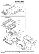 Part Location Diagram of 2215010 Whirlpool TRIM-SHELF