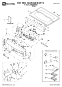 Part Location Diagram of 8066181 Whirlpool GASKET