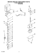 Part Location Diagram of WP2198628 Whirlpool Refrigerator Seal