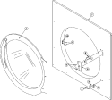 FRONT PANEL Diagram and Parts List for MDG120PHVW  Maytag Dryer