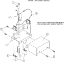 LINT DRAWER SWITCH ASSEMBLY Diagram and Parts List for MLG31PCAWQ  Maytag Dryer