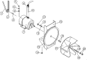 MOTOR MOUNT Diagram and Parts List for MDG75PNVVQ  Maytag Dryer