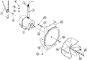 MOTOR MOUNT Diagram and Parts List for MDG76PCBWW  Maytag Dryer
