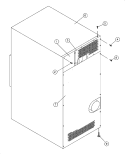 OUTER TOP / BACK GUARD Diagram and Parts List for MDG75PNVVQ  Maytag Dryer