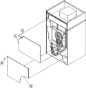 BACK GUARD Diagram and Parts List for MDG120PHVW  Maytag Dryer