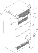 BACK GUARD Diagram and Parts List for MDG76PCBWW  Maytag Dryer