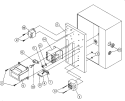 REAR ELECTRIC PANEL Diagram and Parts List for MDG50PNHWW  Maytag Dryer