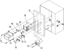 Part Location Diagram of A882664 Whirlpool PANEL, REAR ELEC. COMPLETE 3PH