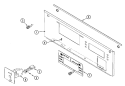 CONTROL DOOR ASSEMBLY Diagram and Parts List for MLG32PDBWS  Maytag Dryer
