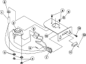 SENSOR BRACKET Diagram and Parts List for MDG75PNVVQ  Maytag Dryer