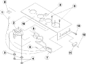 SENSOR BRACKET Diagram and Parts List for MDG30PNHWW  Maytag Dryer
