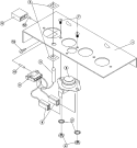 TEMPERATURE SENSOR BRACKET Diagram and Parts List for MDG120PHVW  Maytag Dryer