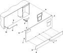 CONTROL DOOR Diagram and Parts List for MDG30PCCWW  Maytag Dryer