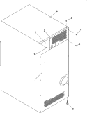 OUTER TOP / BACK GUARD Diagram and Parts List for MDG30PCCWW  Maytag Dryer