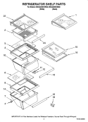 Part Location Diagram of WP2211581 Whirlpool Cantilever Shelf - Glass Included