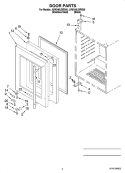 Part Location Diagram of 4344906 Whirlpool Screw, Lower Hinge (Quantity 1