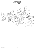 UNIT PARTS Diagram and Parts List for JUR248RBCX00  Jenn-Air Refrigerator