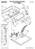 Part Location Diagram of W10874409 Whirlpool Lint Filter