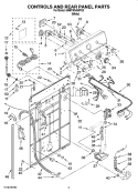 Part Location Diagram of W10168171 Whirlpool Switch, Water Temperature