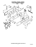 Part Location Diagram of WPW10432542 Whirlpool Overlay