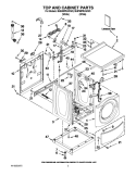 Part Location Diagram of WPW10310460 Whirlpool Control Panel