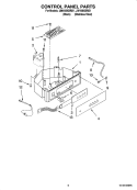 Part Location Diagram of WPW10503764 Whirlpool Thermistor