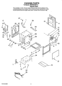 CHASSIS PARTS Diagram and Parts List for MGRH865QDS12  Maytag Range