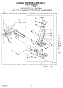 8318272 BURNER ASSEMBLY, OPTIONAL PARTS (NOT INCLUDED) Diagram and Parts List for MGD5640TQ1  Maytag Dryer