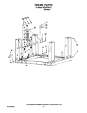 FRAME PARTS Diagram and Parts List for MFS55PNAVS  Maytag Washer