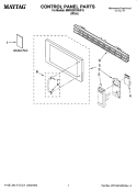 Part Location Diagram of DE64-01454B Whirlpool GRILLE  White