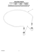 HEATER PARTS Diagram and Parts List for JDB1105AWS10  Jenn-Air Dishwasher