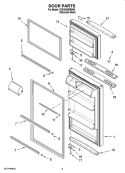 Part Location Diagram of W11745278 Whirlpool BRACKET-DOOR STOP,ZINC
