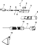 HOSE AND TOOLS (473.85921400) Diagram and Parts List for 47385921400 473.85921400 Hoover Upright Vacuum
