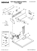 Part Location Diagram of WPW10450292 Whirlpool Wiring Harness