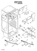 Part Location Diagram of WP2183061 Whirlpool Cover, Air Diffuser
