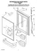 Part Location Diagram of 67005137 Whirlpool TRIM- Bottom