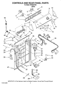 Part Location Diagram of 3958082 Whirlpool Harness, Wiring (For Detail Se