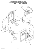 Part Location Diagram of 2187406 Whirlpool Wire Harness