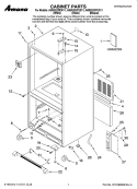 Part Location Diagram of WPW10236197 Whirlpool Refrigerator Toe Grille, Bisque