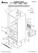 Part Location Diagram of W10165418 Whirlpool Tech Sheet