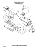 DISPENSER PARTS Diagram and Parts List for MAH22PNAGW0  Maytag Washer