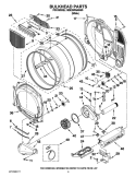 Part Location Diagram of W11625610 Whirlpool GASKET-FIP