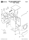 Part Location Diagram of 8182550 Whirlpool PANEL