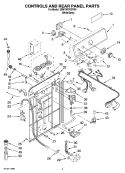 Part Location Diagram of W10093725 Whirlpool Shield, Upper