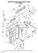 Part Location Diagram of WP8578869 Whirlpool Washer Timer