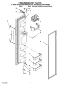 Part Location Diagram of 2304308 Whirlpool BASKET-FZR