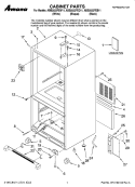 Part Location Diagram of W10123464 Whirlpool ENERGY GUIDE