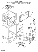 Part Location Diagram of 2320194 Whirlpool COVER-EVAP