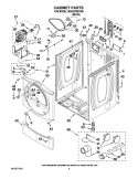 Part Location Diagram of WPW10114375 Whirlpool Control, Range (Biscuit)